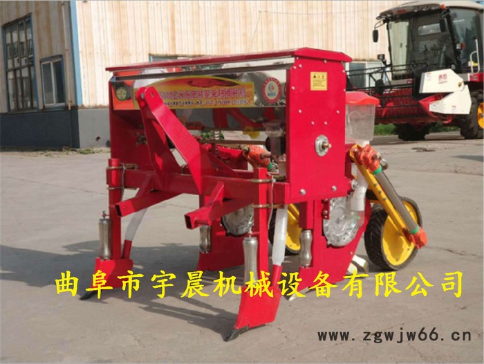 手扶带滚筒式玉米点播机 滚筒玉米播种机 宇晨悬浮玉米播种机价格