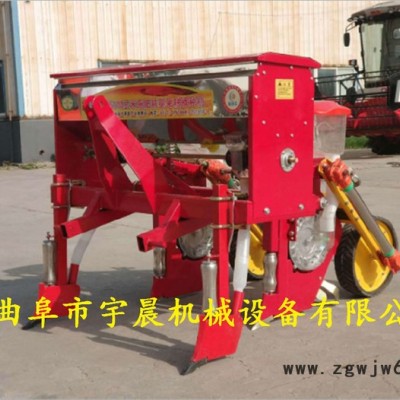 手扶带滚筒式玉米点播机 滚筒玉米播种机 宇晨悬浮玉米播种机价格