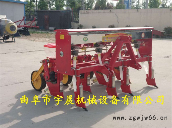 手扶带滚筒式玉米点播机 滚筒玉米播种机 宇晨悬浮玉米播种机价格图7