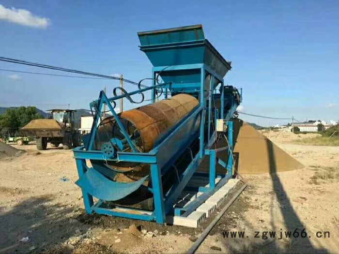 农康筛沙机20型 建筑机械大型滚筒筛沙机 石料分选沙土筛沙机 可折叠石料沙子分选设备 沙石分离机图4