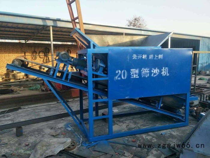 农康筛沙机20型 建筑机械大型滚筒筛沙机 石料分选沙土筛沙机 可折叠石料沙子分选设备 沙石分离机图2