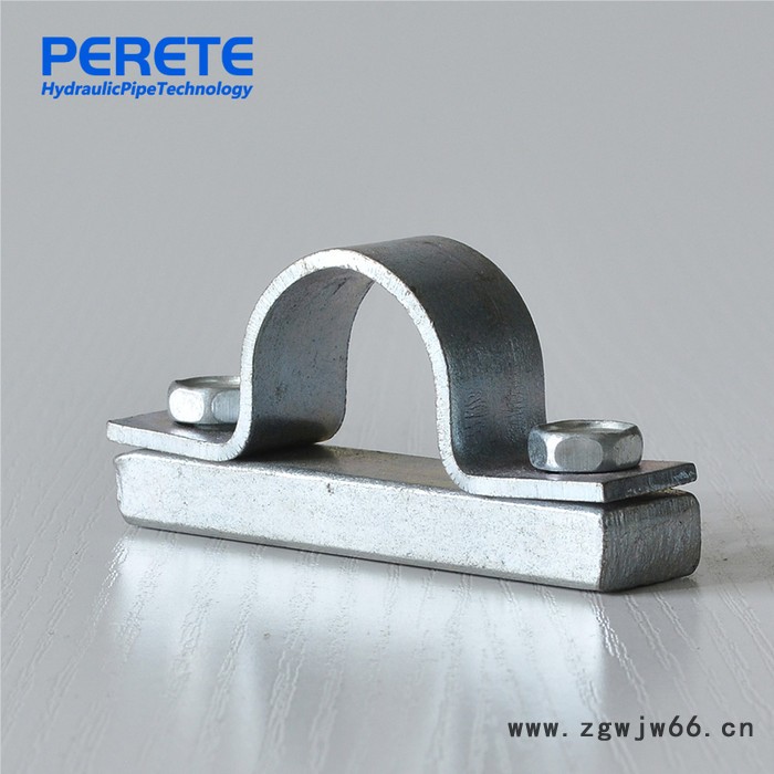 派瑞特 金属元宝卡 铁管夹 线管配件管卡 全镀锌离墙码图2