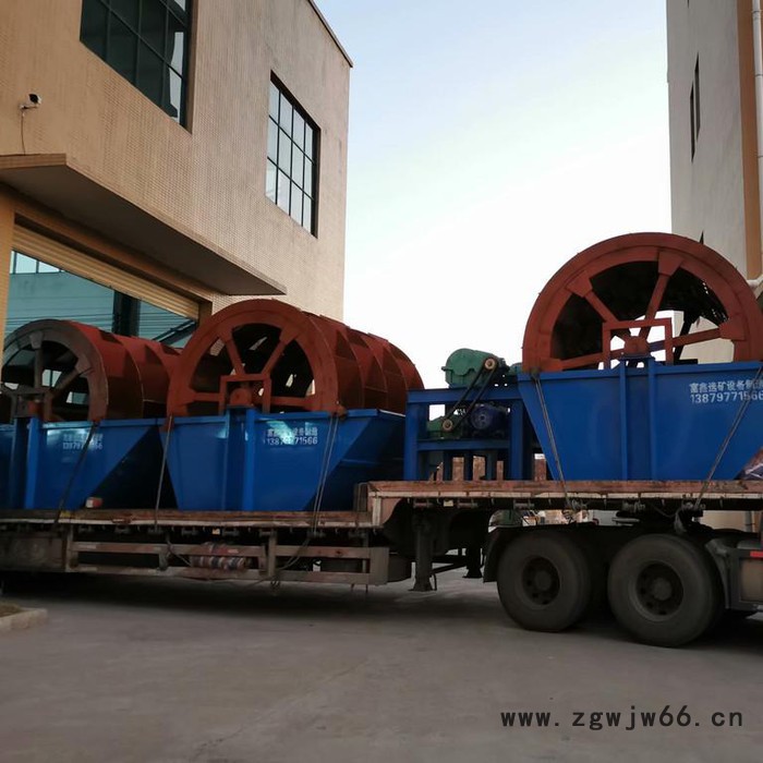 大型叶轮式洗沙机 螺旋滚筒洗石设备 河卵石轮斗洗沙机图4