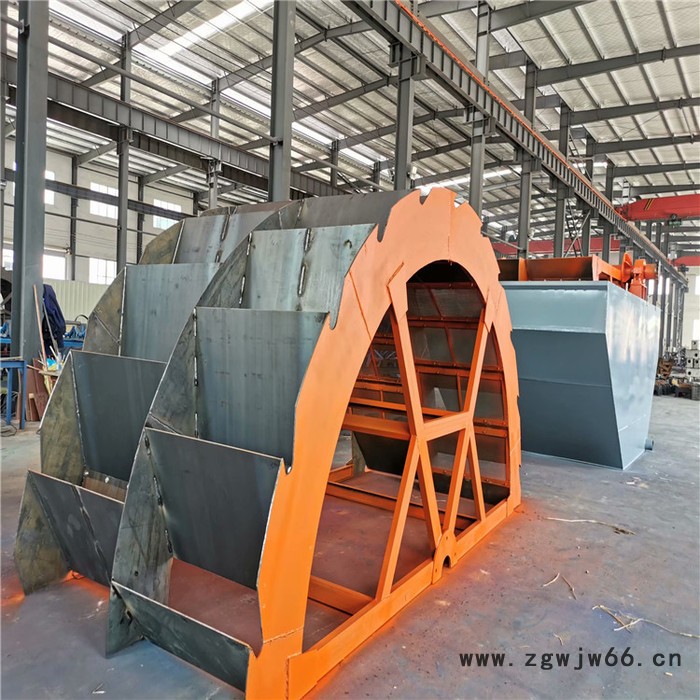 大型叶轮式洗沙机 螺旋滚筒洗石设备 河卵石轮斗洗沙机图8