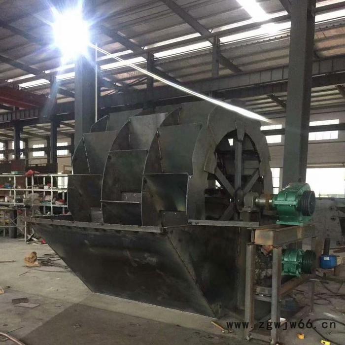 大型叶轮式洗沙机 螺旋滚筒洗石设备 河卵石轮斗洗沙机图5