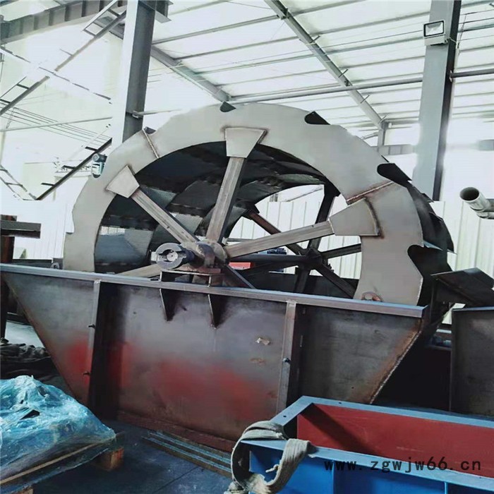 大型叶轮式洗沙机 螺旋滚筒洗石设备 河卵石轮斗洗沙机图6