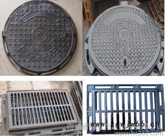 供应锦虹700，800四川成都铸铁井盖 铸铁雨水箅子图3