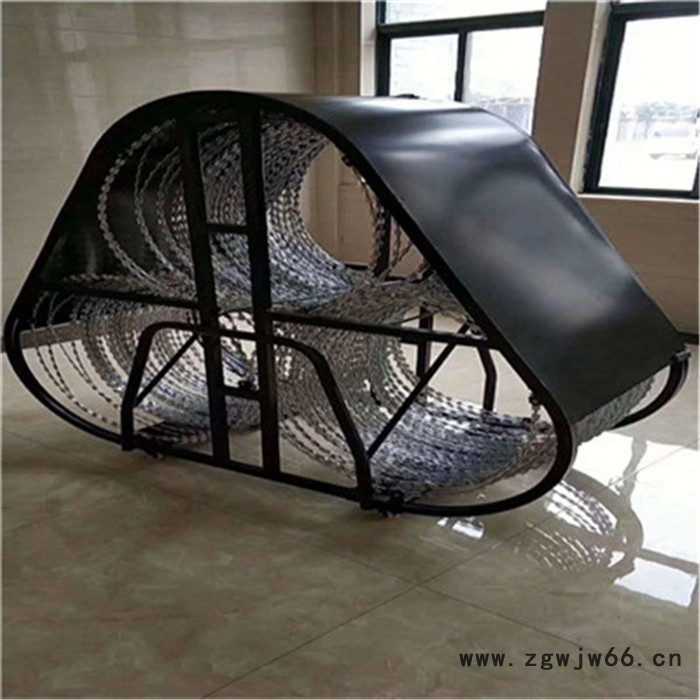 防爆阻隔网路障 滚筒式阻隔网 防暴封控阻隔网图5