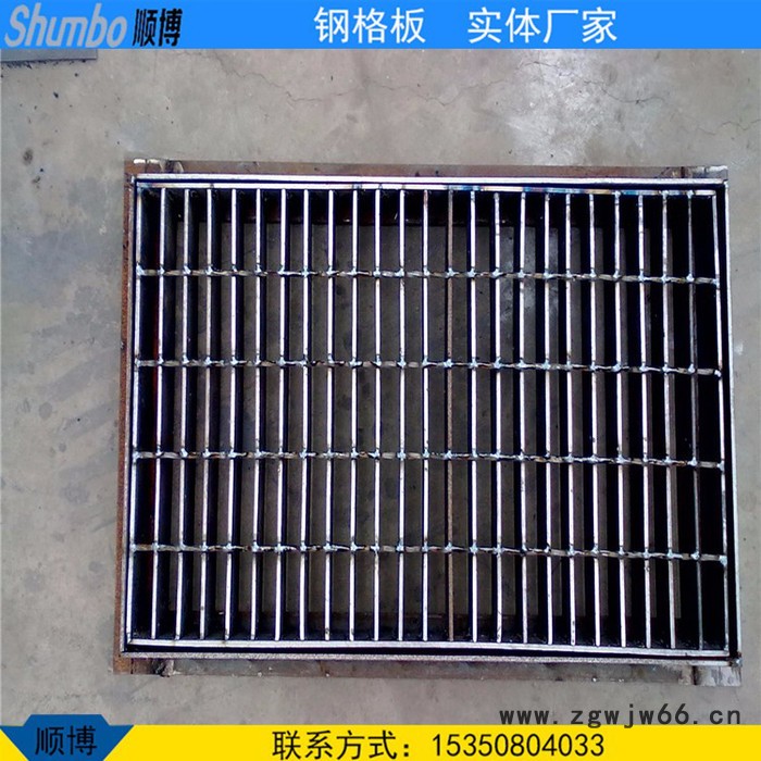 酒店超市下水道排水地沟盖板 住宅小区热镀锌钢格栅沟盖板 q235低碳钢雨水篦子格栅板 热镀锌钢制格栅集水井盖板图5