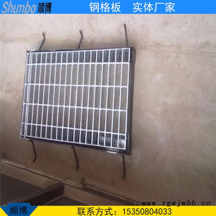 酒店超市下水道排水地沟盖板 住宅小区热镀锌钢格栅沟盖板 q235低碳钢雨水篦子格栅板 热镀锌钢制格栅集水井盖板图2