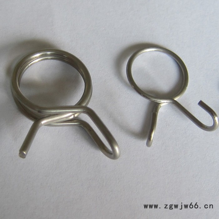 鑫惠雄KG03 不锈钢定制 卫浴配件 高弹性强力不锈钢日式弹簧卡箍 管夹图6