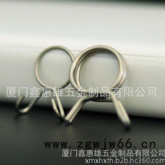 鑫惠雄KG03 不锈钢定制 卫浴配件 高弹性强力不锈钢日式弹簧卡箍 管夹