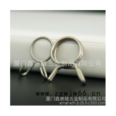 鑫惠雄KG03 不锈钢定制 卫浴配件 高弹性强力不锈钢日式弹簧卡箍 管夹