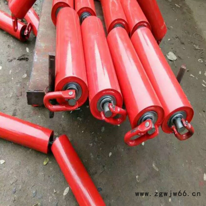 矿用槽型托辊组 耐磨皮带托辊 矿用托辊滚筒辊子图4