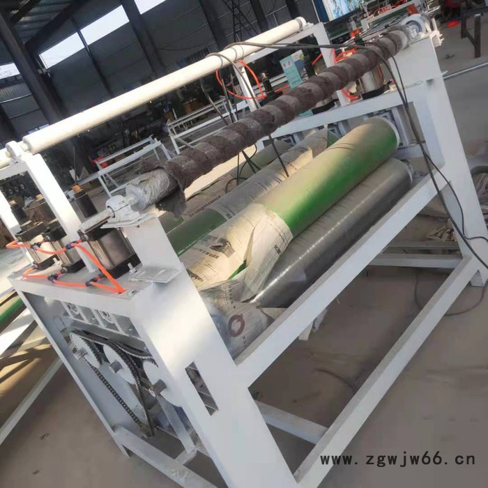 胜津机械各种平面板材木纹纸热转印贴面机 全自动滚筒输送板 高光板贴纸机图6