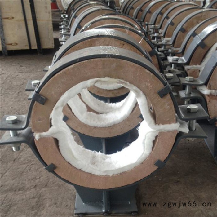 滑动隔热管托 长输低能耗管托 三螺栓管夹 康越兴管道 按图加工图4