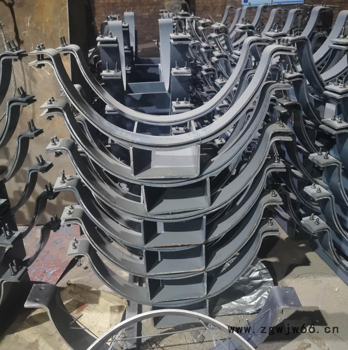 宏茂管夹导向支座 镀锌导向管托 热力管道导向支架 导向管托厂家图3