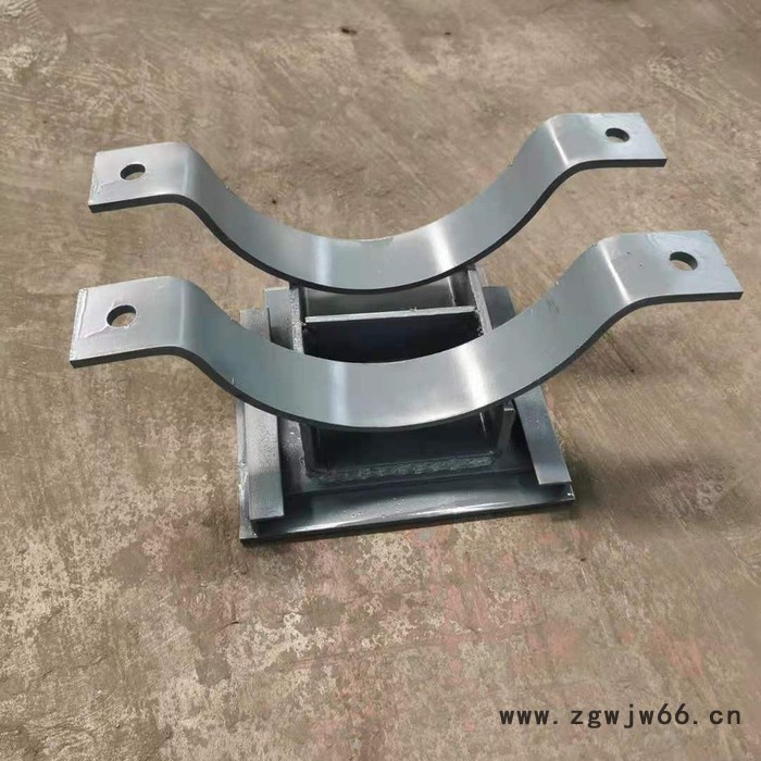 宏茂管夹导向支座 镀锌导向管托 热力管道导向支架 导向管托厂家图5