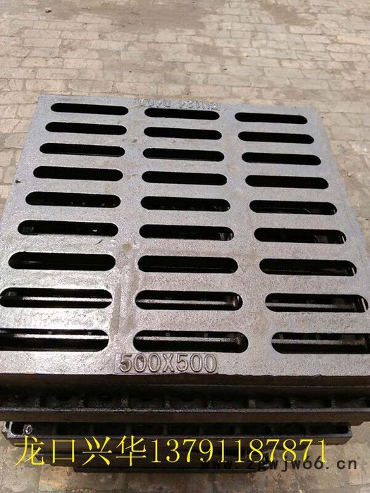 兴华铸造k20-50机制球墨雨水篦子 铸铁雨水篦子生产厂家、排水沟铸铁盖板、球墨方井盖图3