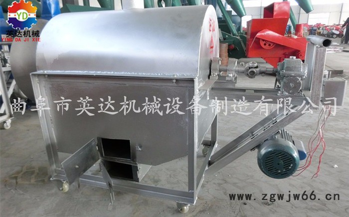 新型滚筒炒锅炒籽机！节能快捷省时炒货机，高效小型干翻炒机图2