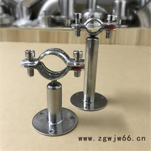 不锈钢卫生级精铸管夹水管道支撑卡子卡箍固定用管支架 不锈钢管支架图7