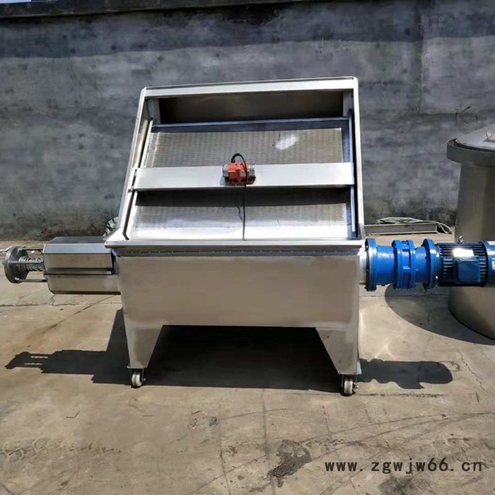 粪便固液分离机 滚筒式干湿分离机 螺旋挤压脱水机厂家图5