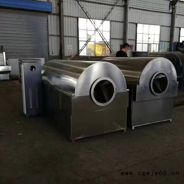 汉科供应炒货机 滚筒炒货机 全自动炒货机 不锈钢炒货机厂家图2