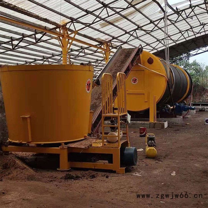 牛粪发酵设备 卧式滚筒式 节能环保无污染图5