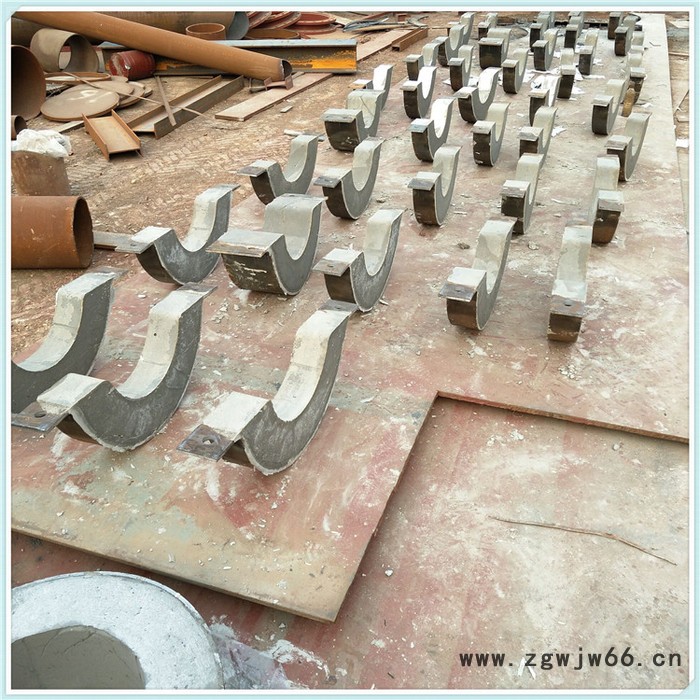 可兹特 膨胀蛭石基绝热 蛭石支吊架 蛭石隔热管托管夹支座图2