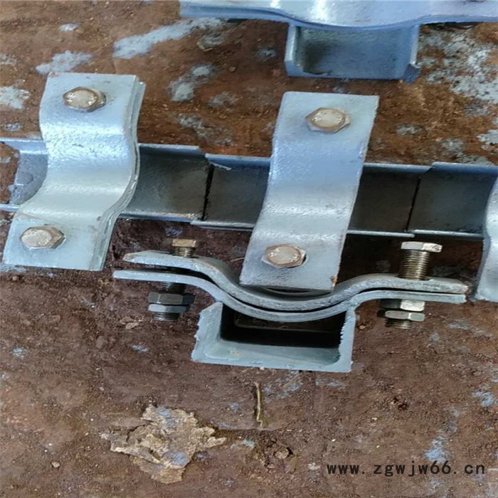 齐鑫J3-1 加筋焊接型T型管托 带管夹H型管托 保冷管托 根据图纸可定制图2