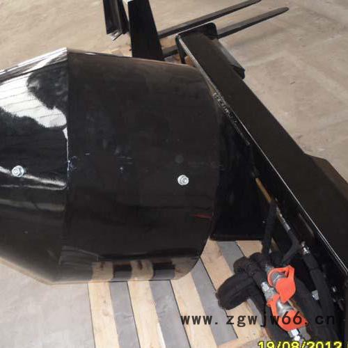 徐州艾迪尔idea6020滑移装载机配搅拌器 滚筒式搅拌机配滑移装载机 定做机具装载机水泥铲斗搅拌机定做水泥搅拌器图3