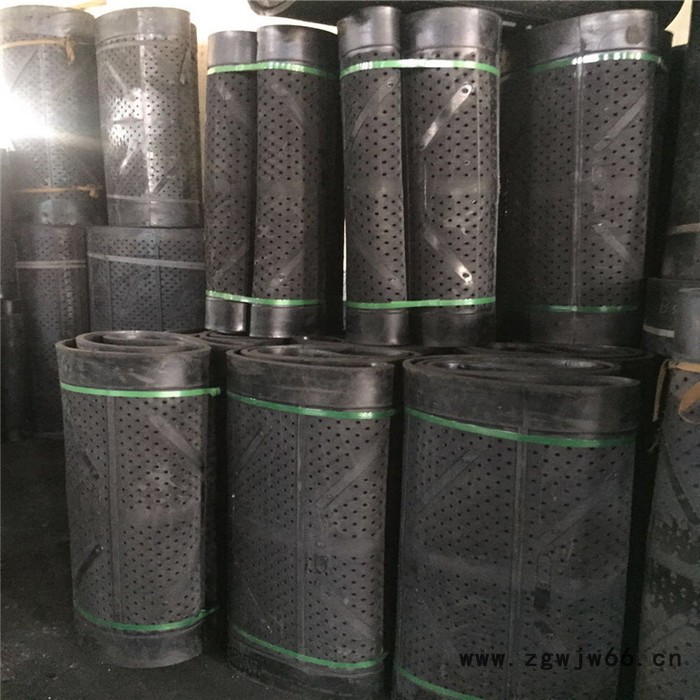 PL100 抛丸机履带 橡胶耐磨履带 滚筒清砂机履带图4