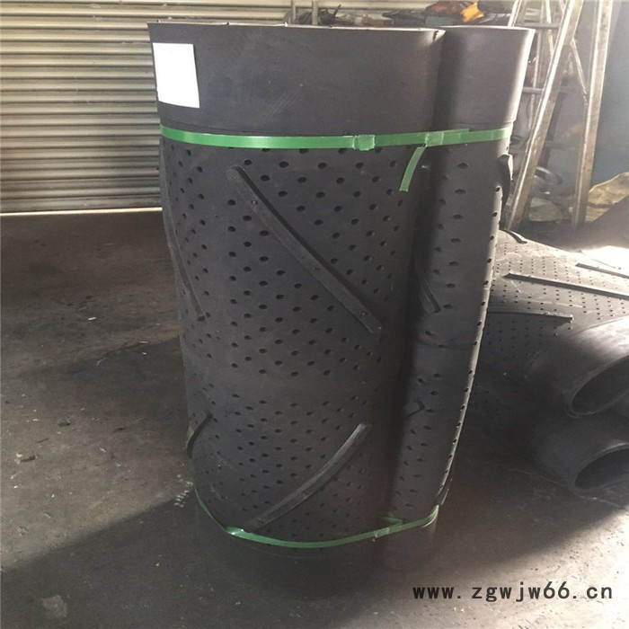 PL100 抛丸机履带 橡胶耐磨履带 滚筒清砂机履带图2