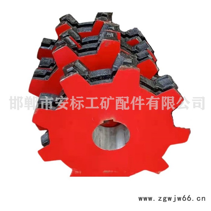 链轮_40T刮板机链轮滚筒机尾滚总成图4