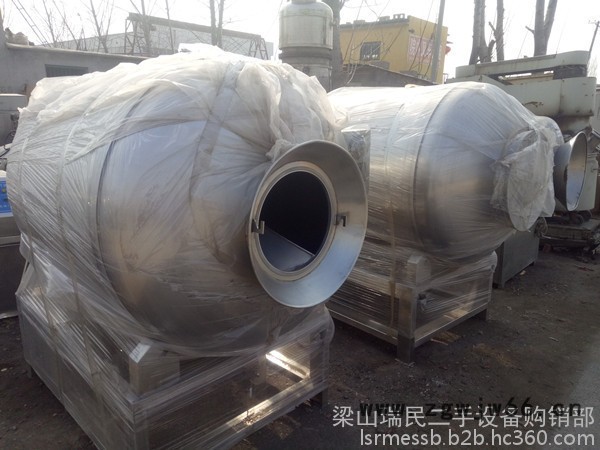 二手不锈钢真空滚揉机 肉类滚揉机 滚筒式牛肉鸡肉腌制机器图3