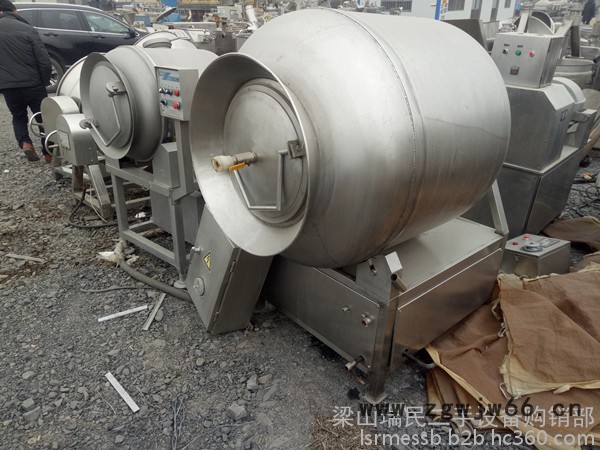 二手不锈钢真空滚揉机 肉类滚揉机 滚筒式牛肉鸡肉腌制机器图4