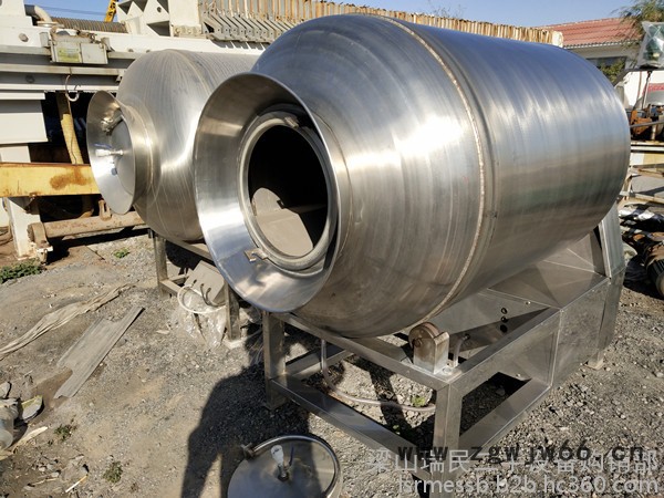 二手不锈钢真空滚揉机 肉类滚揉机 滚筒式牛肉鸡肉腌制机器图5