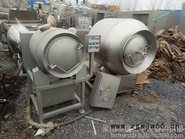 二手不锈钢真空滚揉机 肉类滚揉机 滚筒式牛肉鸡肉腌制机器图2