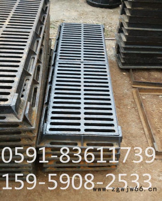 直销福建球墨铸铁井盖 球墨铸铁雨水篦450*750图3