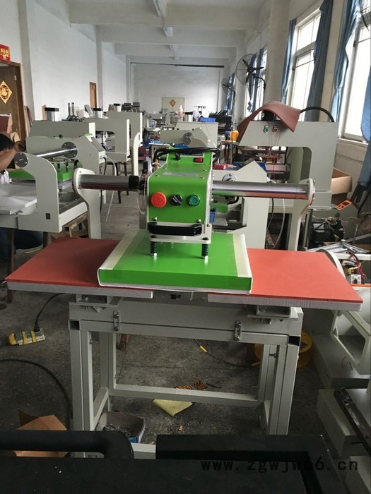 正科 上滑式气动双工位烫画机 粘合机 滚筒机图3