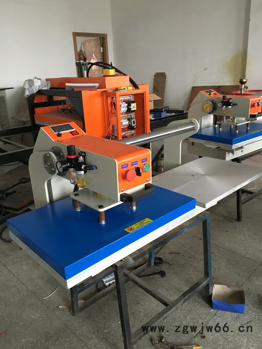 正科 上滑式气动双工位烫画机 粘合机 滚筒机图4