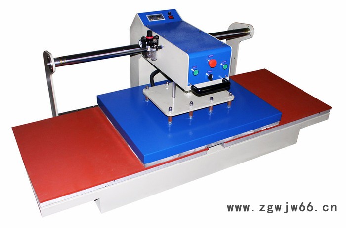 正科 上滑式气动双工位烫画机 粘合机 滚筒机图2