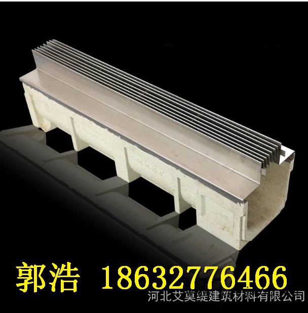 天津小区 广场 别墅 公园用排水沟，不锈钢井盖，雨水篦子选择标准排水沟厂家图4