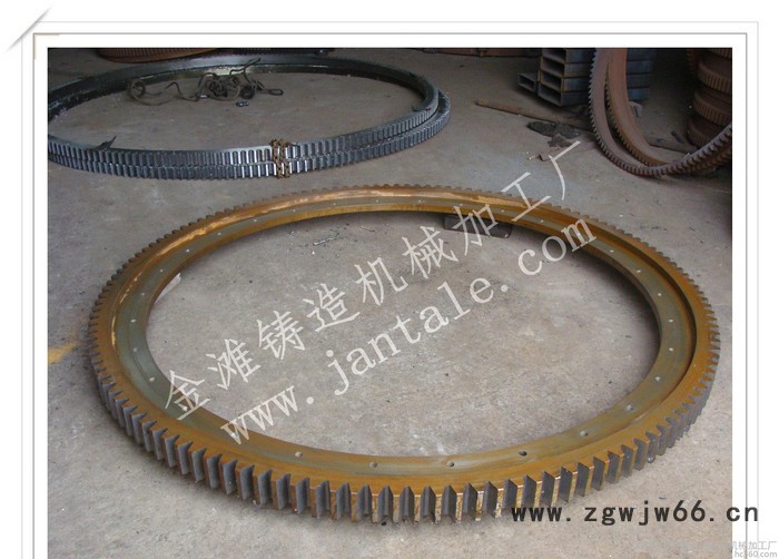 供应金滩Φ1.46米滚筒烘干机齿圈 跑带 小齿轮 托轮 支架图2