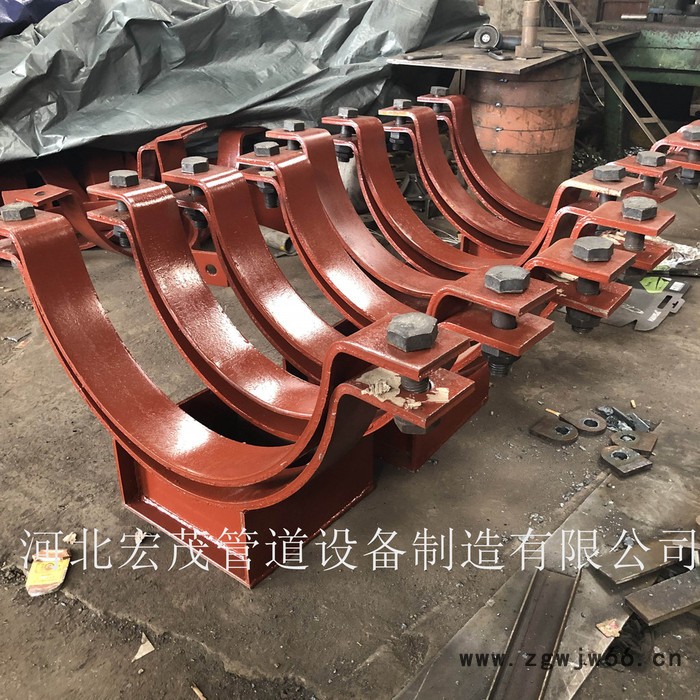 宏茂管托厂家现货 焊接导向支座 管夹导向支座  热力管道导向支座图4