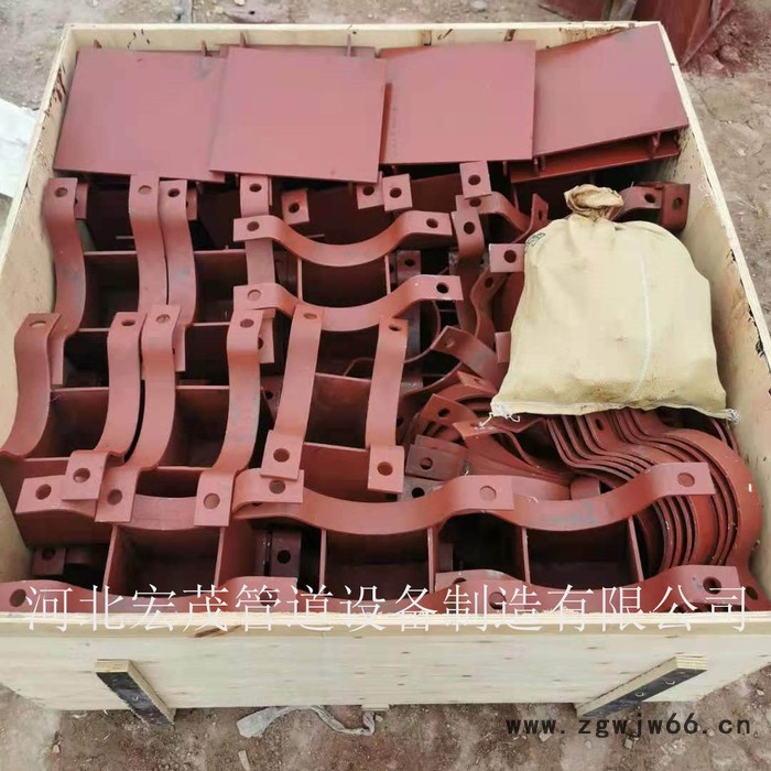宏茂管托厂家现货 焊接导向支座 管夹导向支座  热力管道导向支座图3