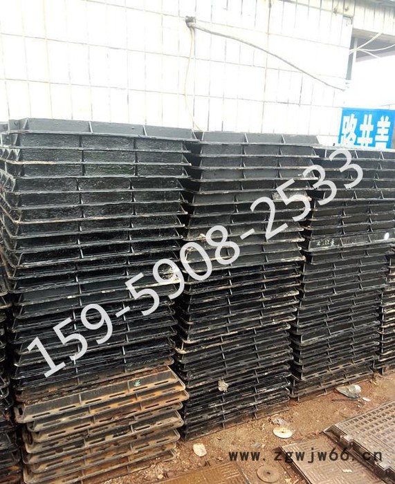 直销 球墨铸铁井盖800x1200   球墨铸铁雨水篦图2