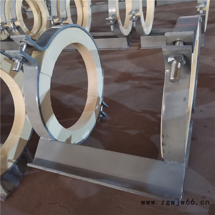 保冷管托 聚氨酯保冷管托 管道管托  轻型管夹 恒力弹簧支吊架 志昂管道图5