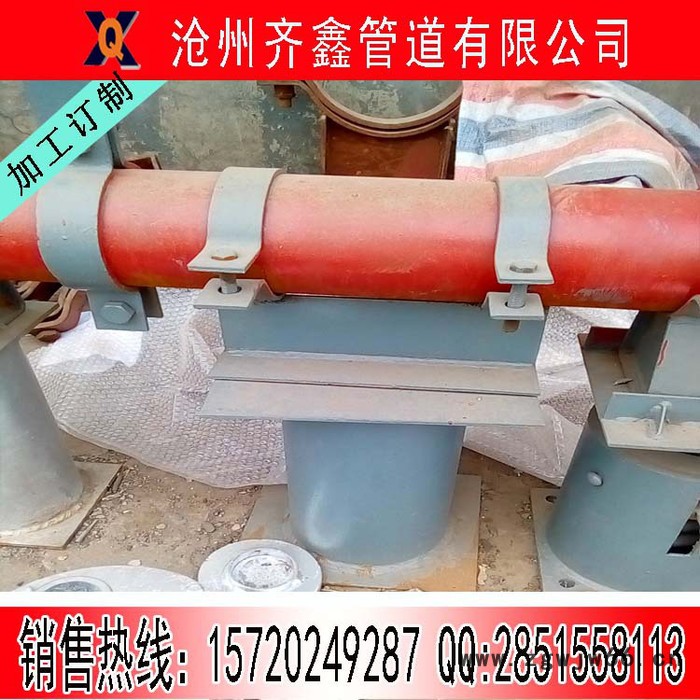 C形钢带管夹生产  齐鑫管夹产品镀锌图2