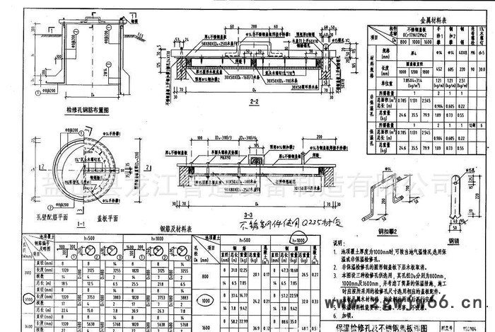05S804-174-DN1000型检修人孔井盖图2